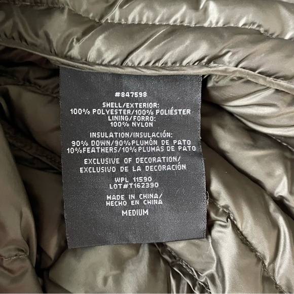 32 Degrees MEDIUM Heat Camo Puffer Vest Black Green - Picture 5 of 5